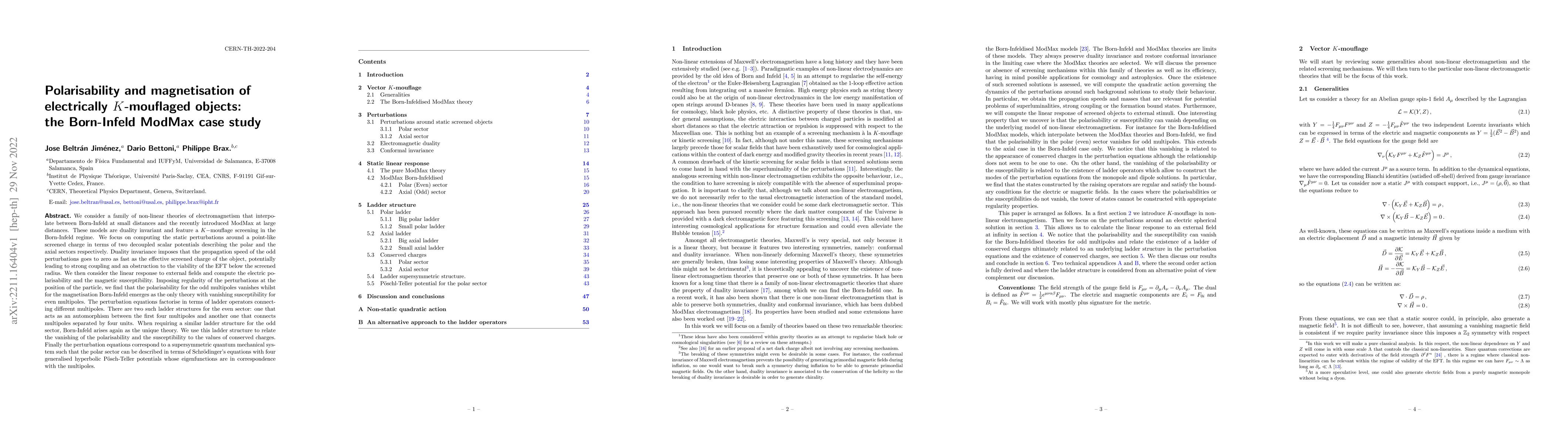Thumbnail for Polarisability and magnetisation of electrically $K$-mouflaged objects:
  the Born-Infeld ModMax case study