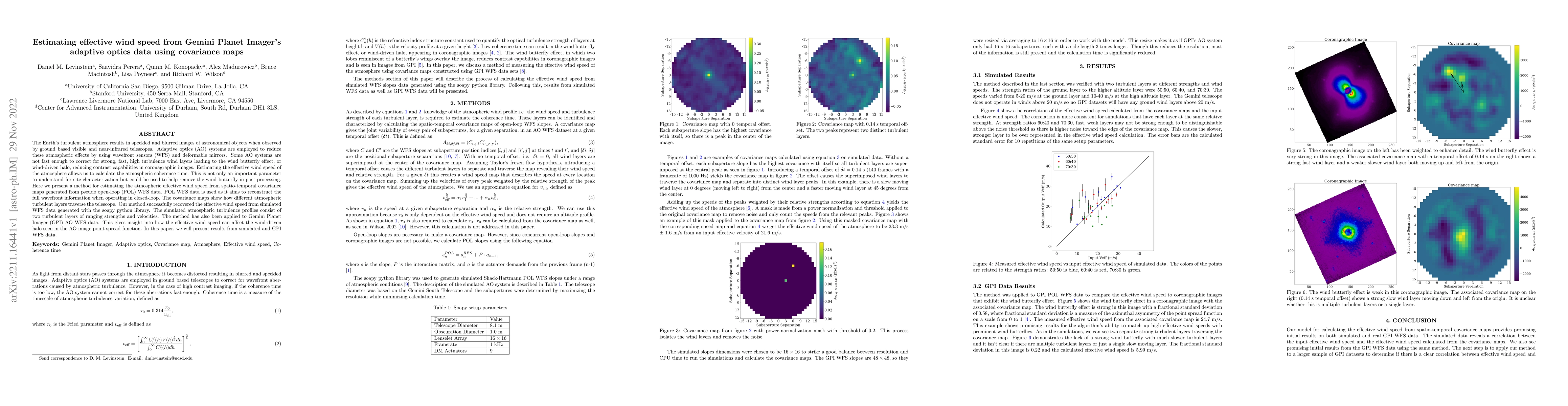 Thumbnail for Estimating effective wind speed from Gemini Planet Imager's adaptive
  optics data using covariance maps