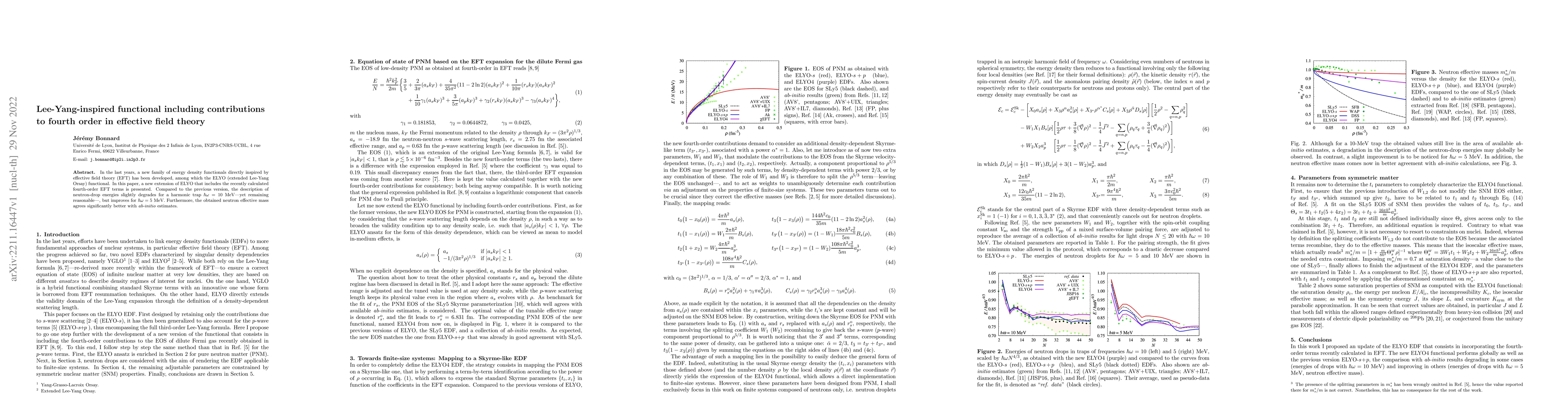 Thumbnail for Lee-Yang-inspired functional including contributions to fourth order in
  effective field theory