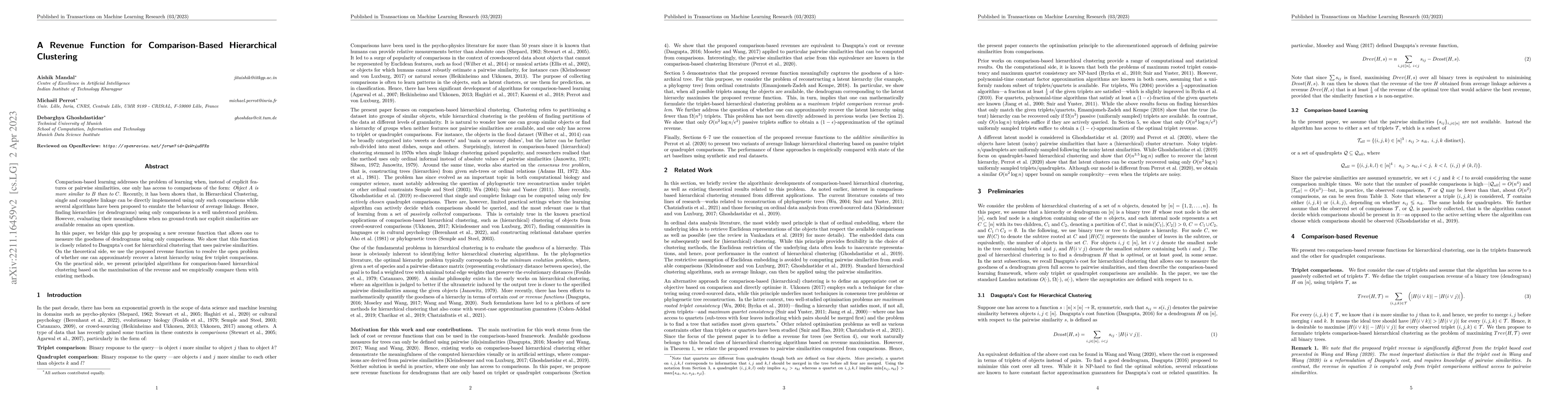 Thumbnail for A Revenue Function for Comparison-Based Hierarchical Clustering