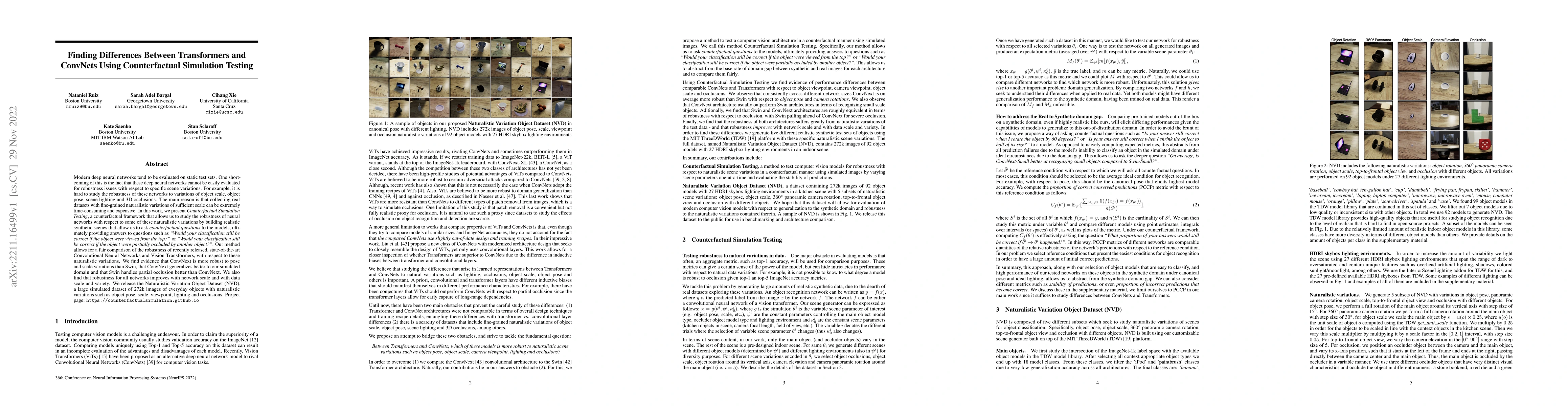 Thumbnail for Finding Differences Between Transformers and ConvNets Using
  Counterfactual Simulation Testing