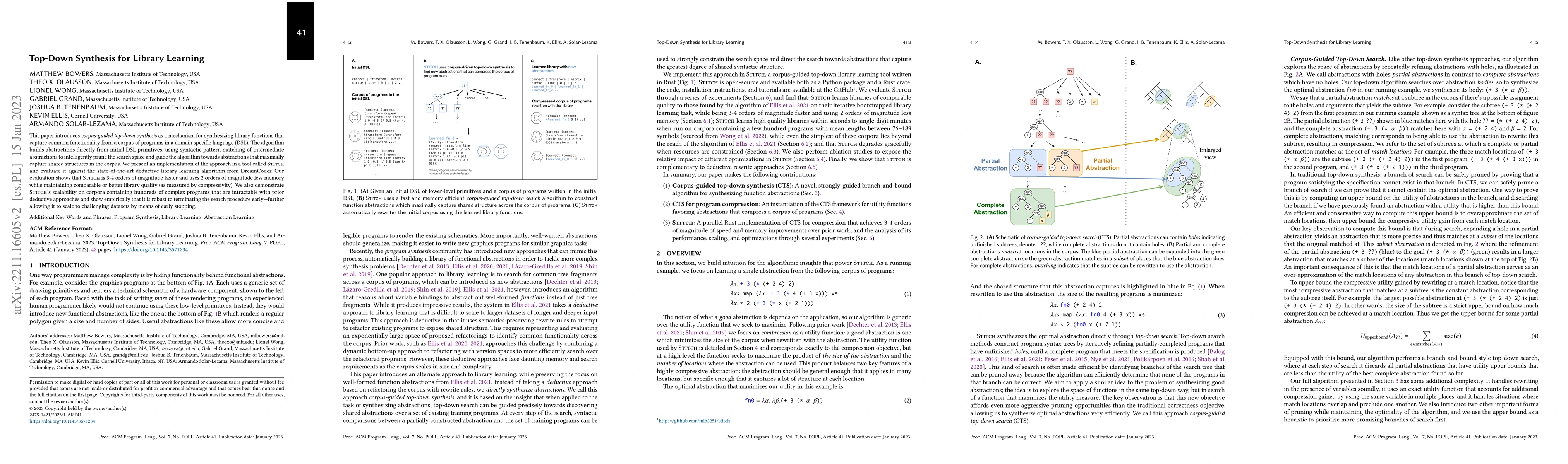 Thumbnail for Top-Down Synthesis for Library Learning