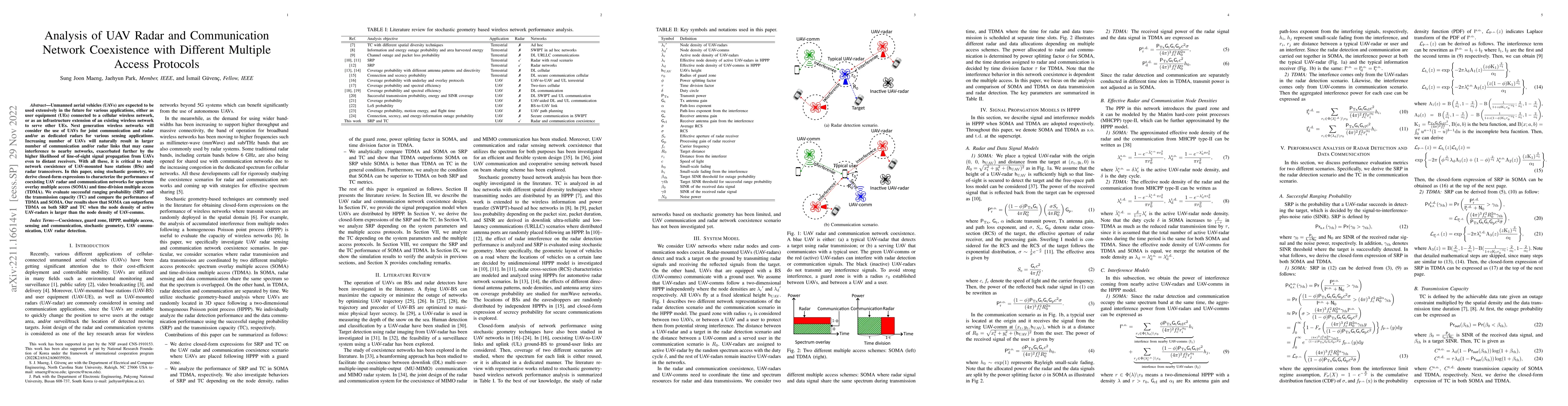 Thumbnail for Analysis of UAV Radar and Communication Network Coexistence with
  Different Multiple Access Protocols