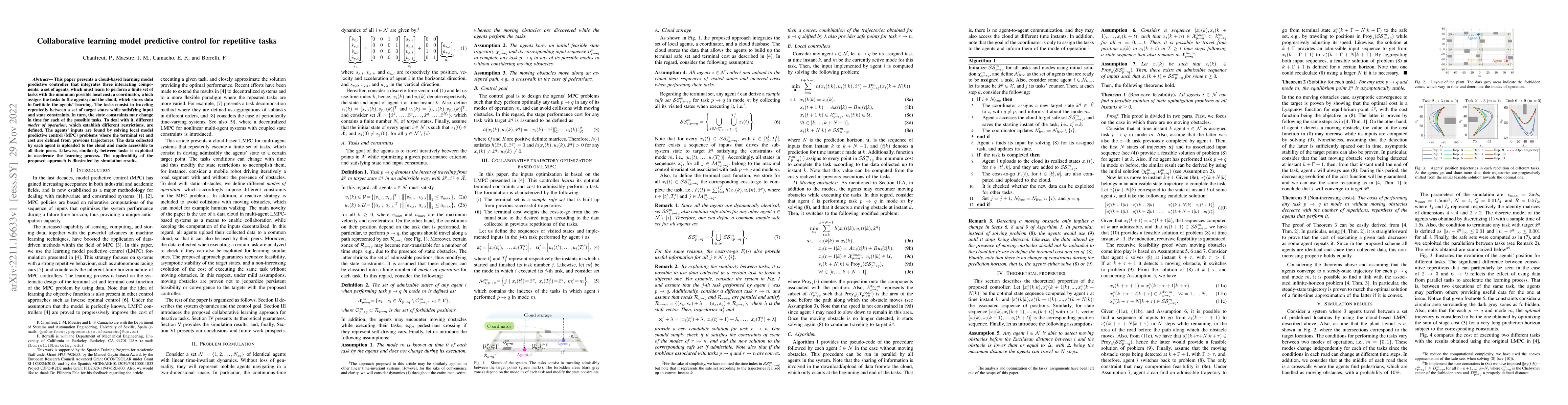 Thumbnail for Collaborative learning model predictive control for repetitive tasks