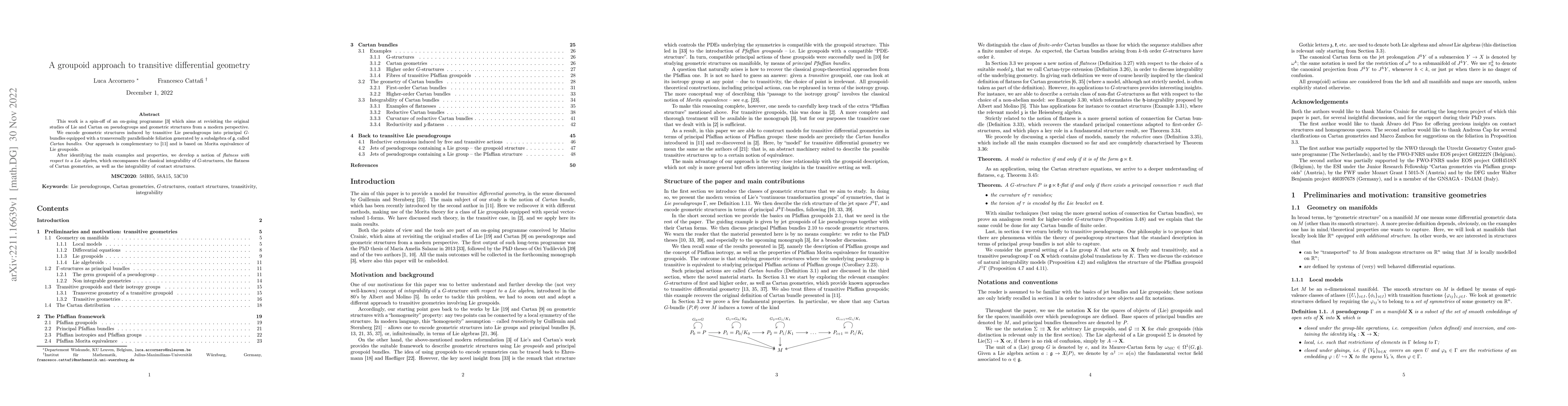 Thumbnail for A groupoid approach to transitive differential geometry