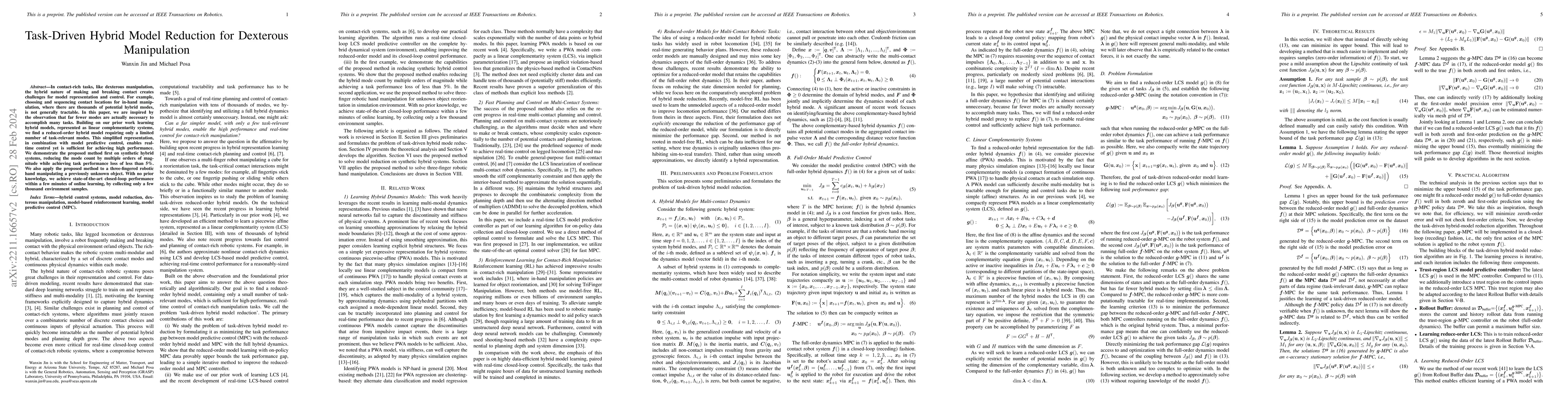 Thumbnail for Task-Driven Hybrid Model Reduction for Dexterous Manipulation