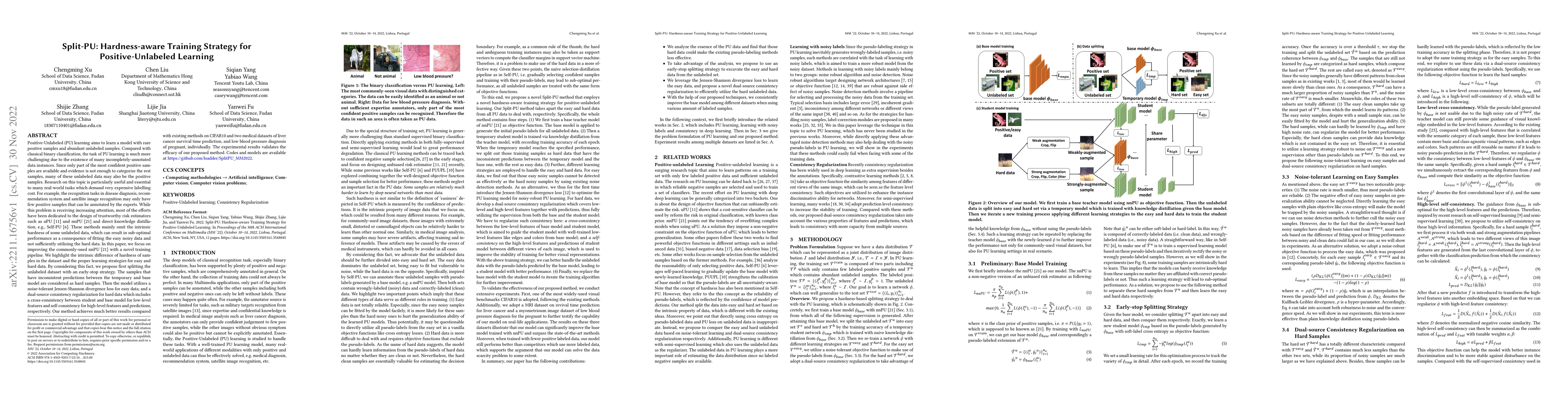 Thumbnail for Split-PU: Hardness-aware Training Strategy for Positive-Unlabeled
  Learning