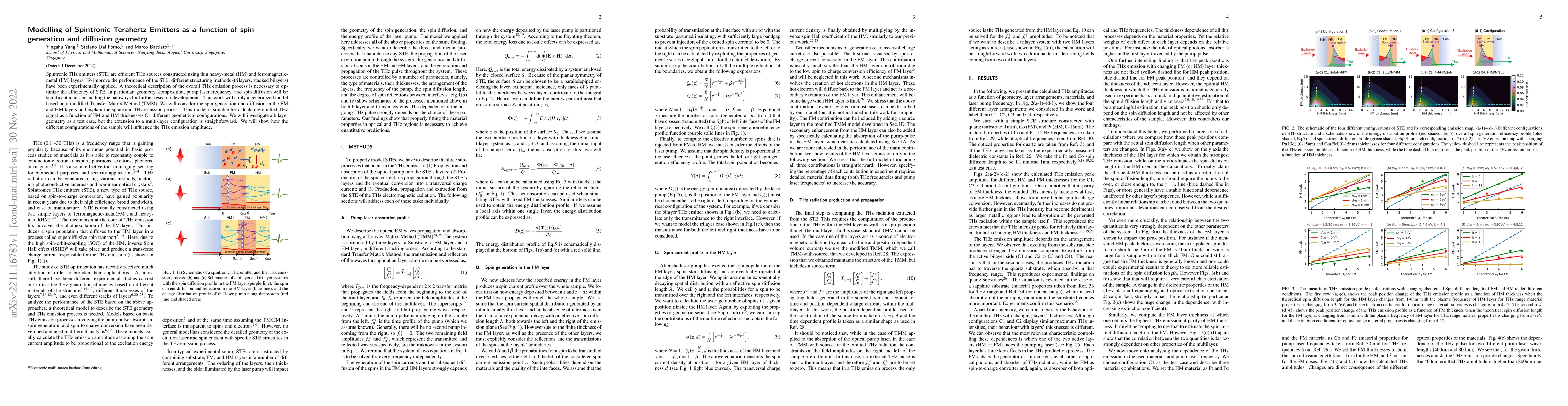 Thumbnail for Modelling of Spintronic Terahertz Emitters as a function of spin
  generation and diffusion geometry