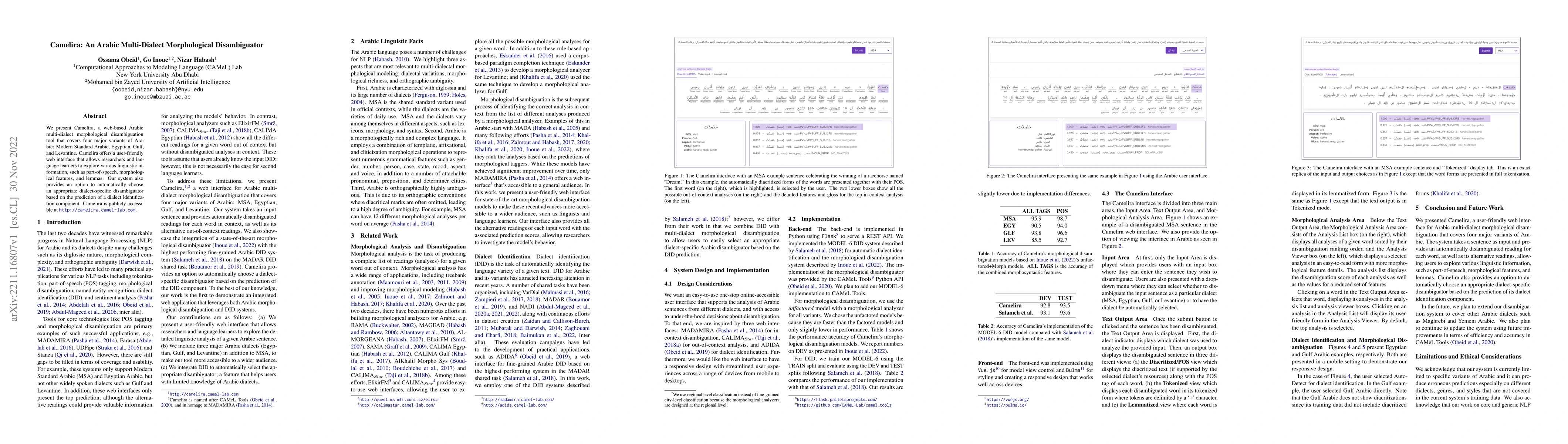 Thumbnail for Camelira: An Arabic Multi-Dialect Morphological Disambiguator