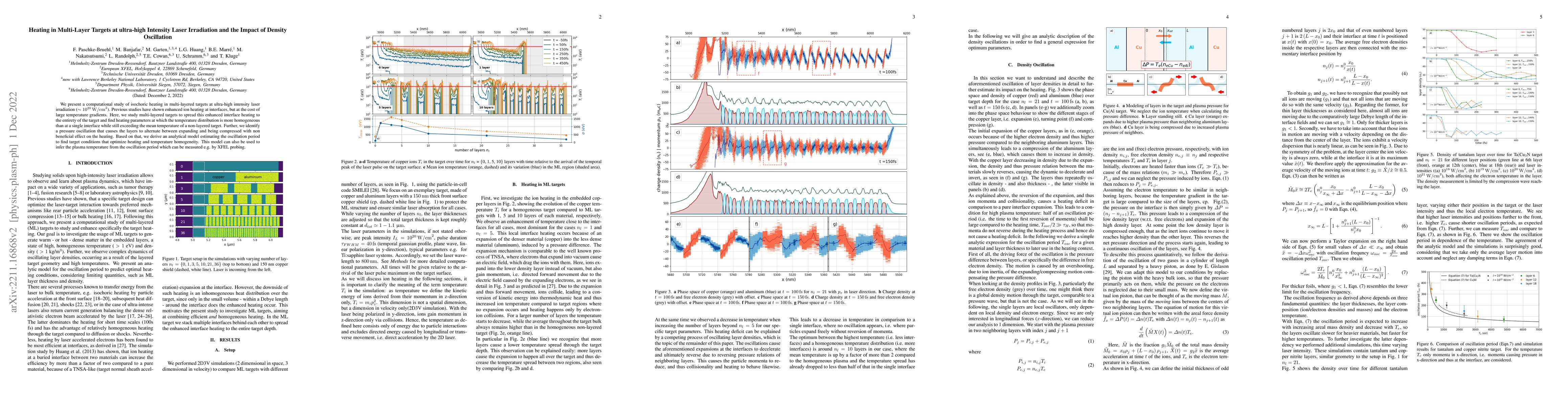 Thumbnail for Heating in Multi-Layer Targets at ultra-high Intensity Laser Irradiation
  and the Impact of Density Oscillation