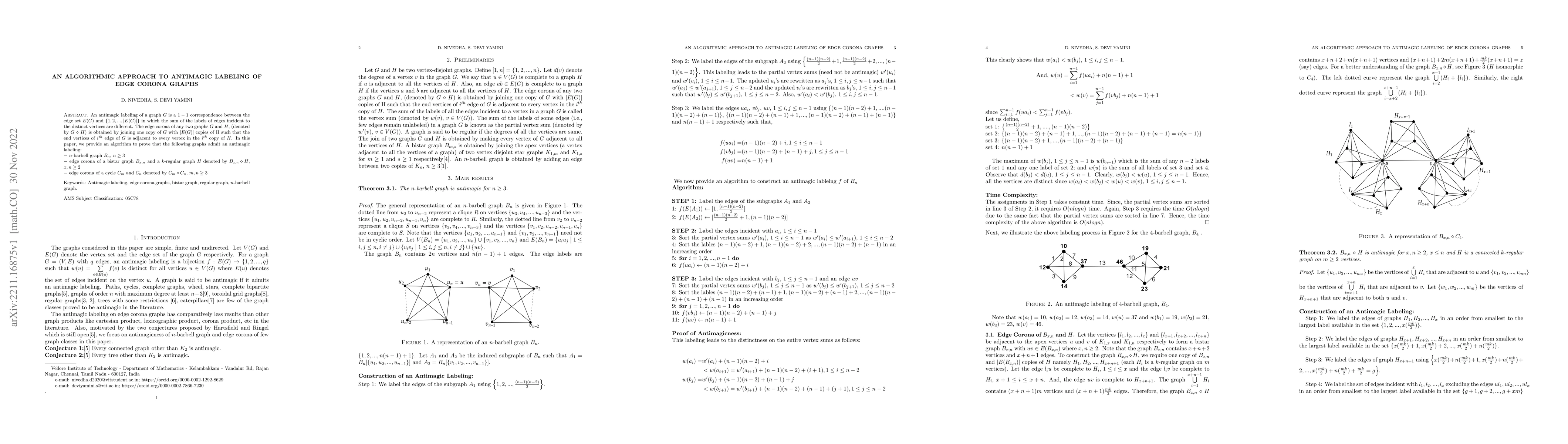 Thumbnail for An Algorithmic Approach to Antimagic Labeling of Edge Corona Graphs