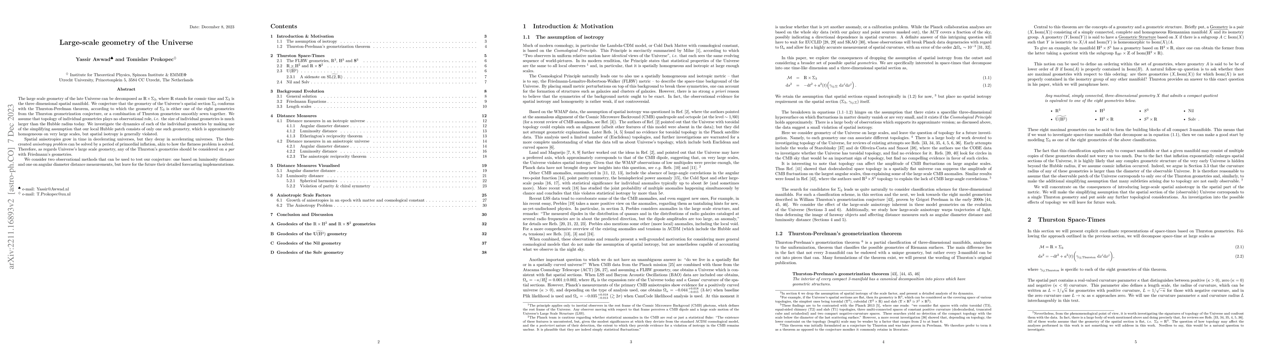 Thumbnail for Large-scale geometry of the Universe