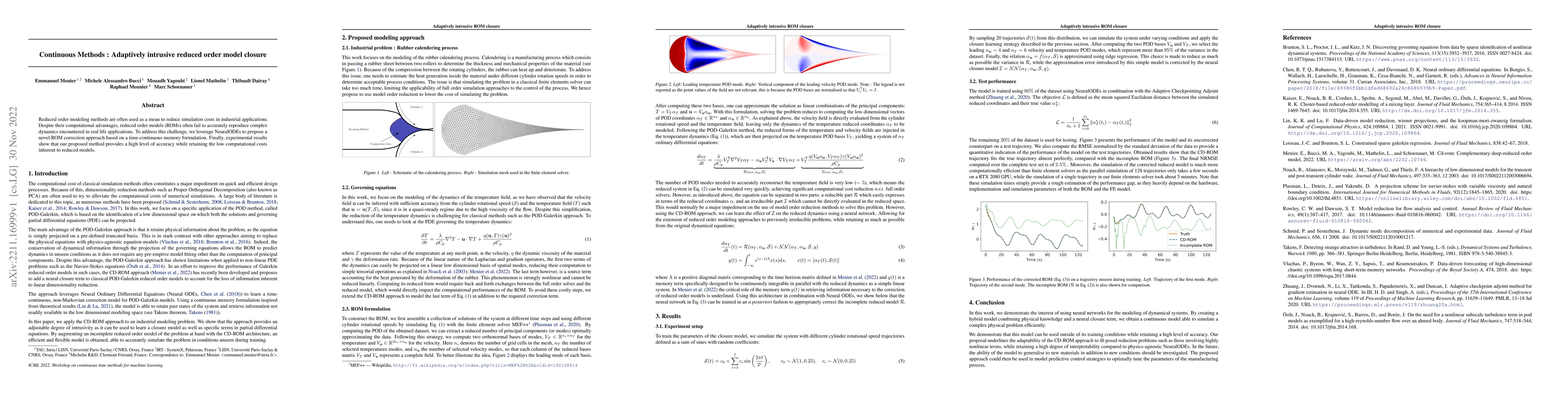 Thumbnail for Continuous Methods : Adaptively intrusive reduced order model closure