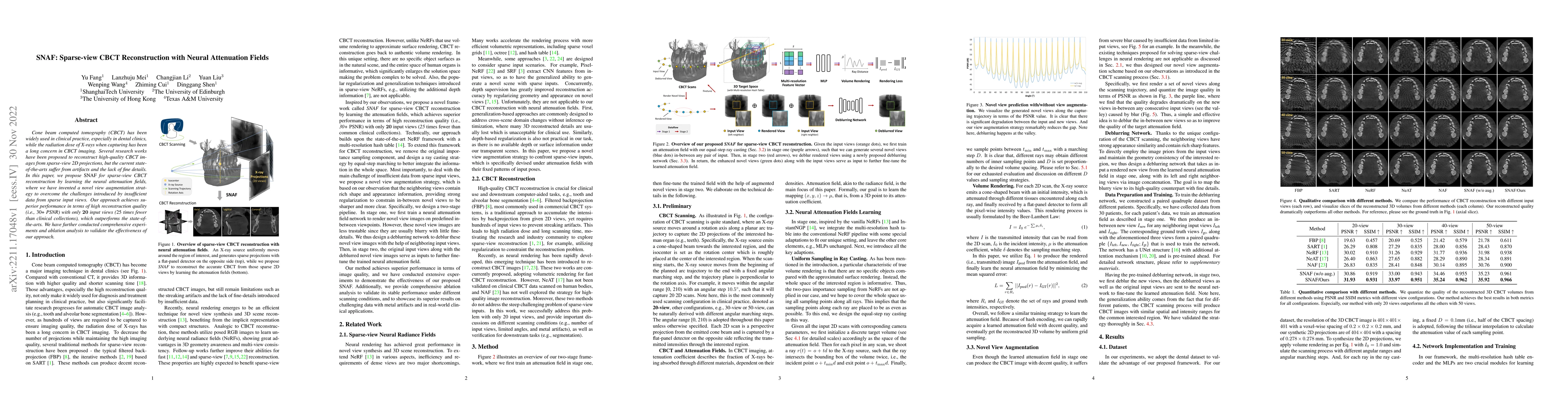 Thumbnail for SNAF: Sparse-view CBCT Reconstruction with Neural Attenuation Fields
