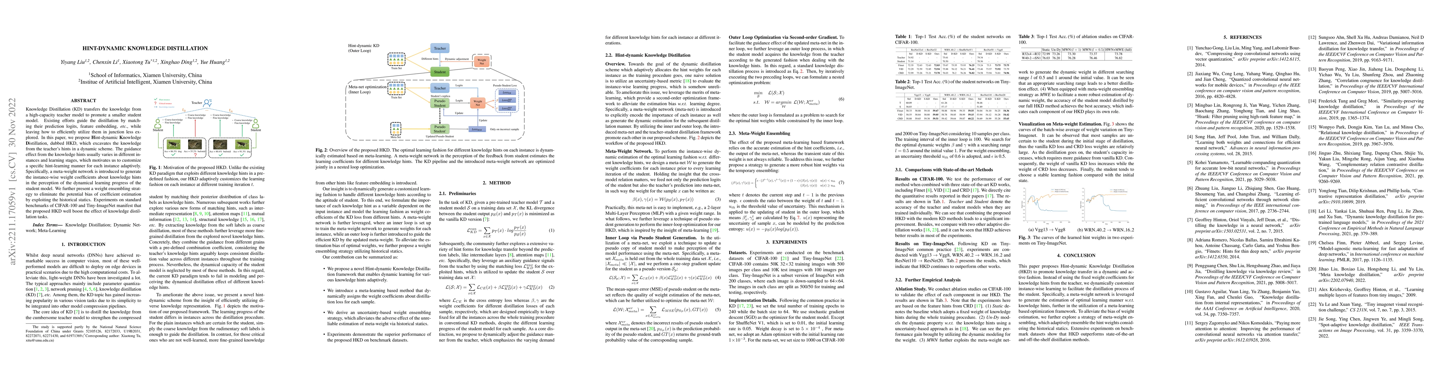 Thumbnail for Hint-dynamic Knowledge Distillation