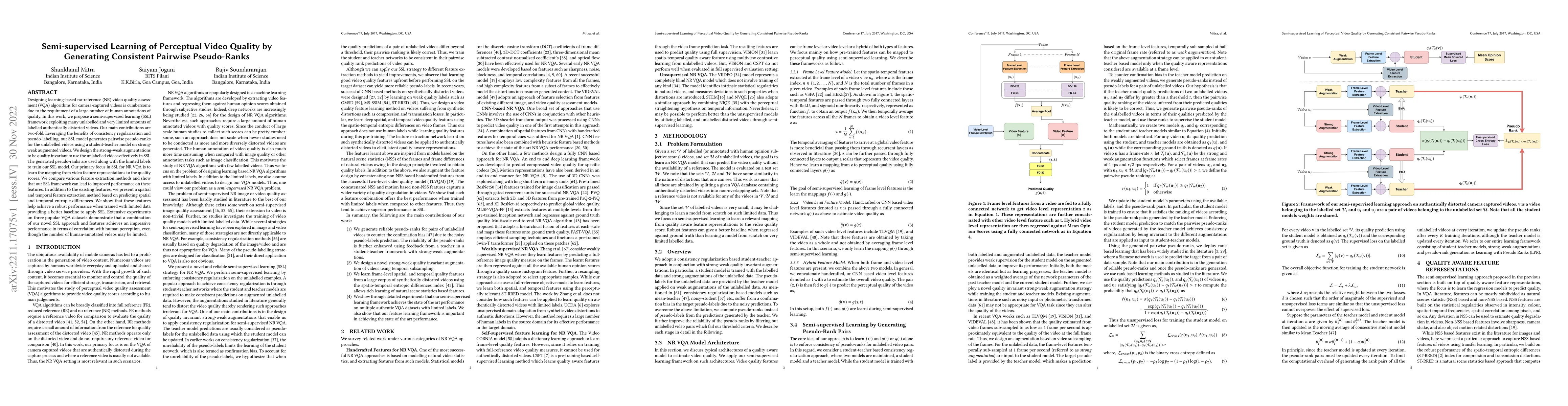 Thumbnail for Semi-supervised Learning of Perceptual Video Quality by Generating
  Consistent Pairwise Pseudo-Ranks