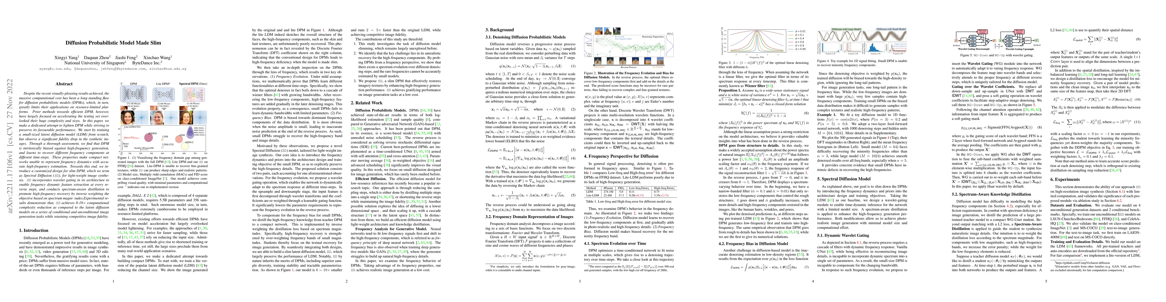 Thumbnail for Diffusion Probabilistic Model Made Slim
