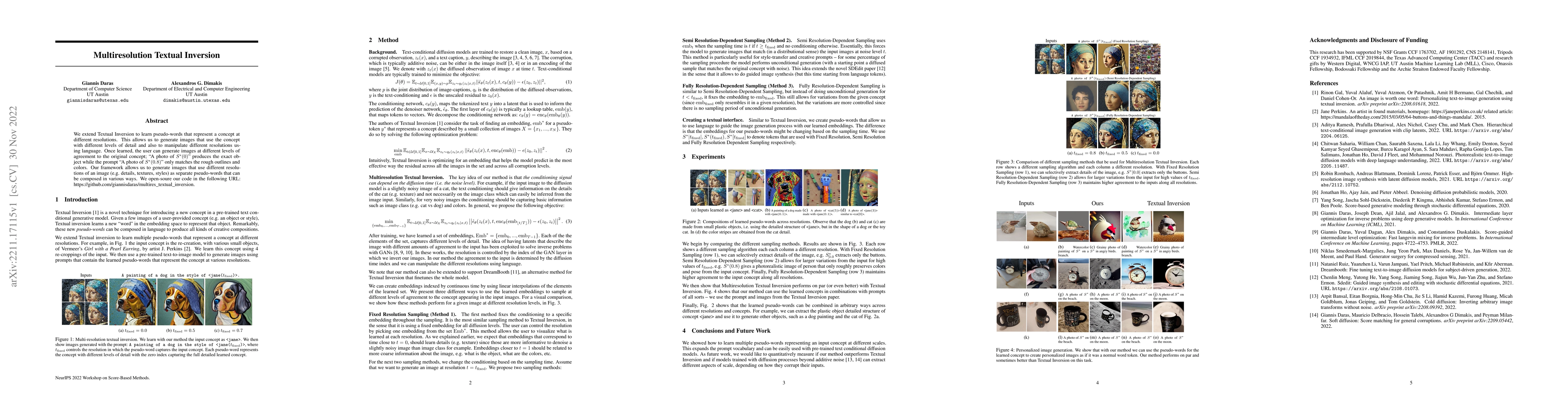 Thumbnail for Multiresolution Textual Inversion