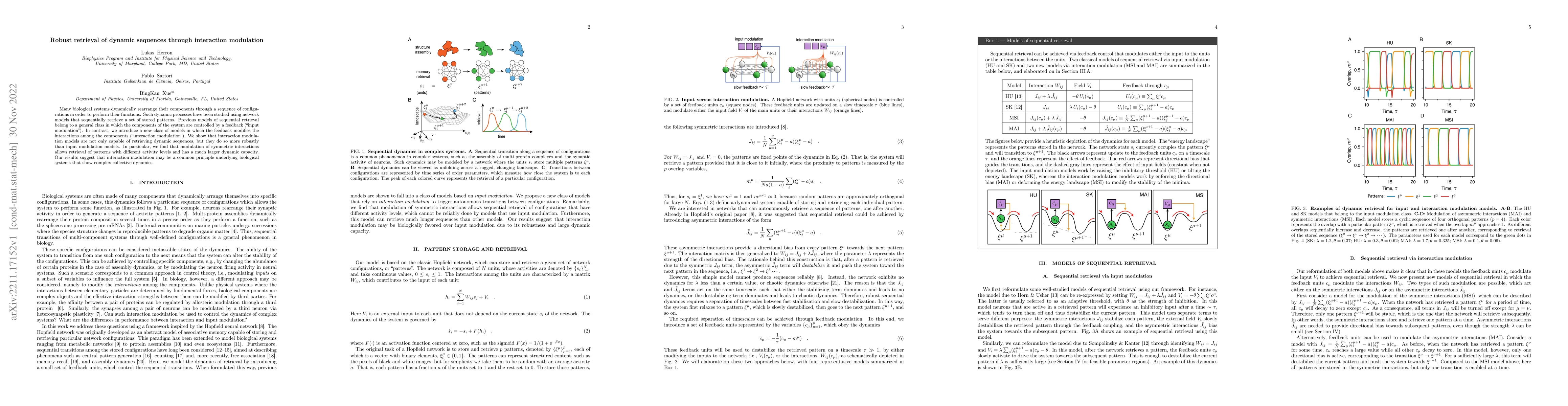 Thumbnail for Robust retrieval of dynamic sequences through interaction modulation