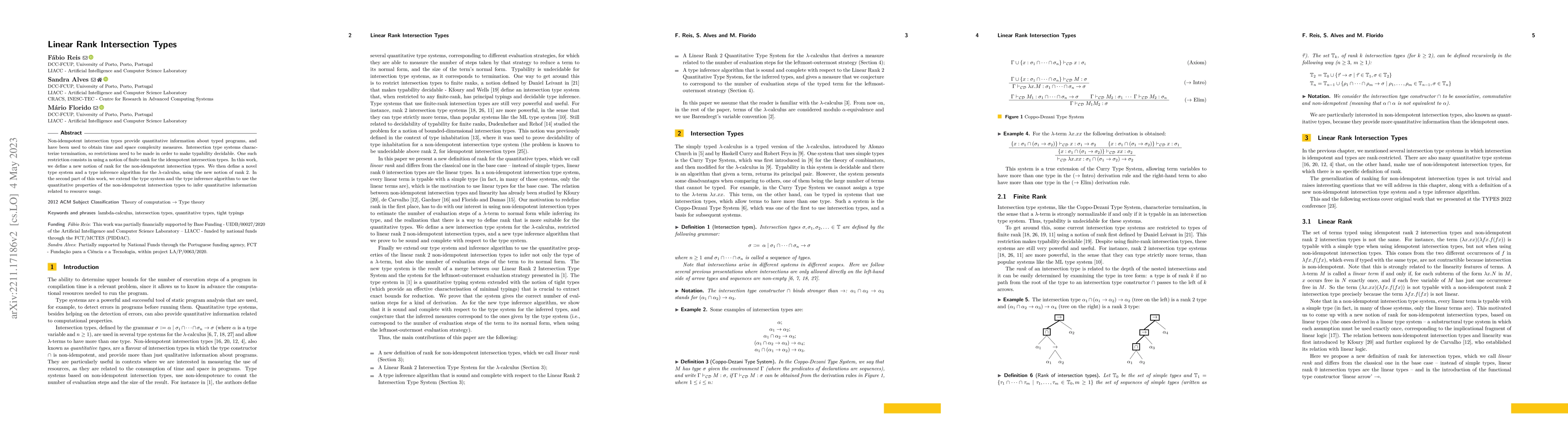 Thumbnail for Linear Rank Intersection Types