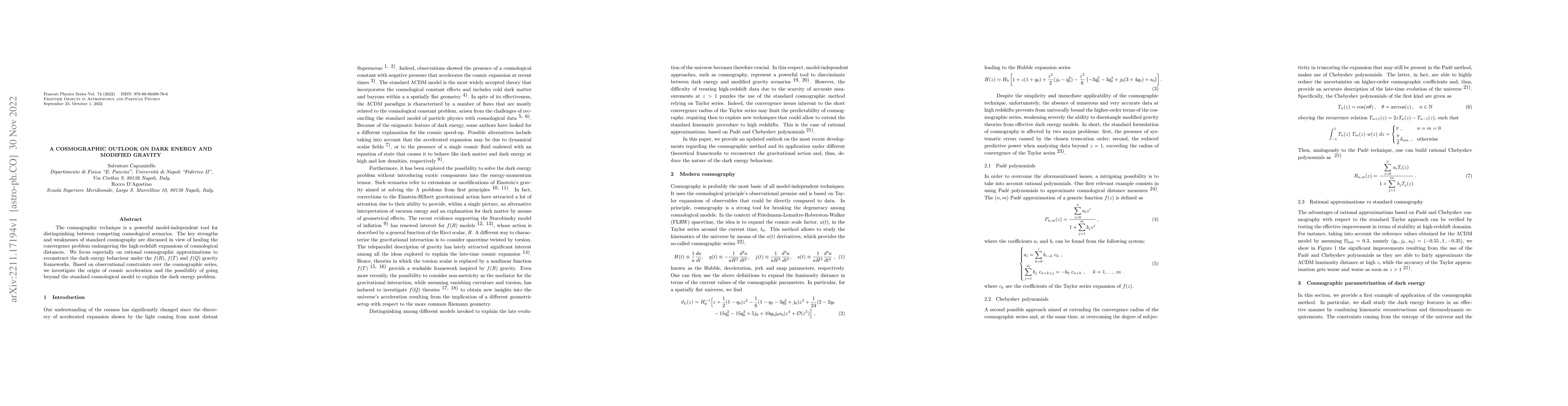 Thumbnail for A cosmographic outlook on dark energy and modified gravity