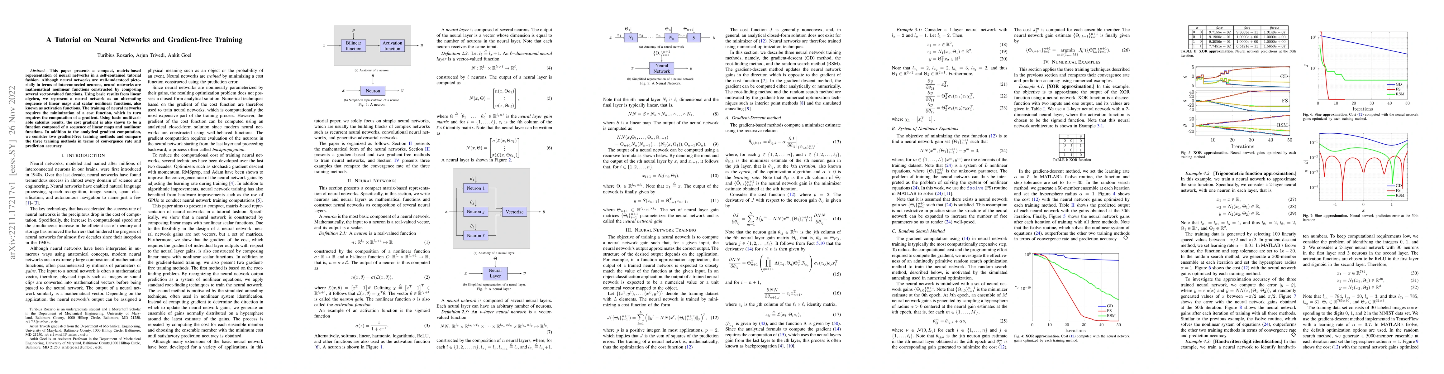 Thumbnail for A Tutorial on Neural Networks and Gradient-free Training