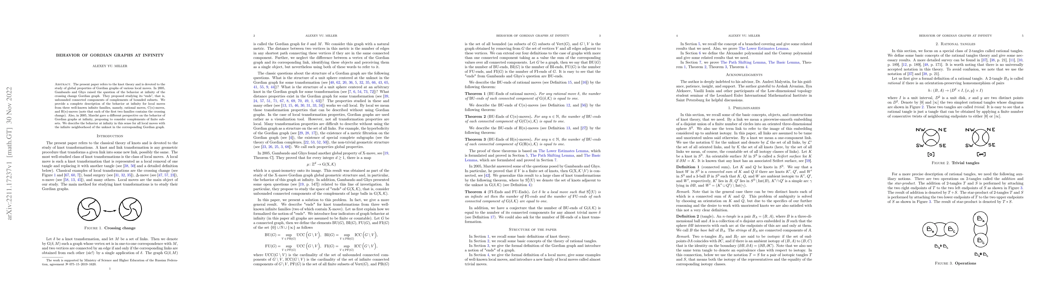 Thumbnail for Behavior of Gordian graphs at infinity