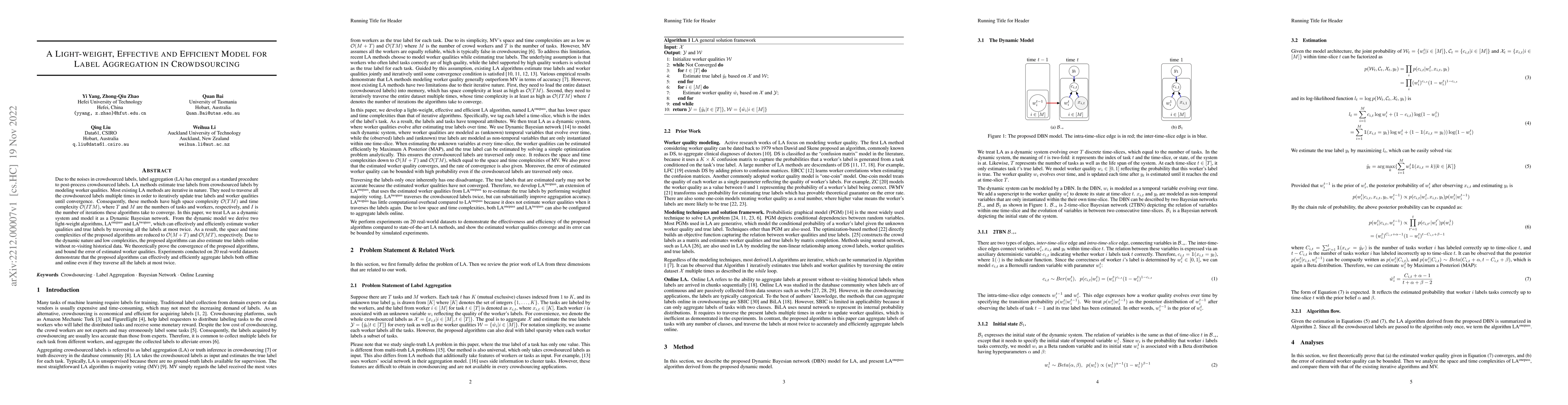 Thumbnail for A Light-weight, Effective and Efficient Model for Label Aggregation in
  Crowdsourcing