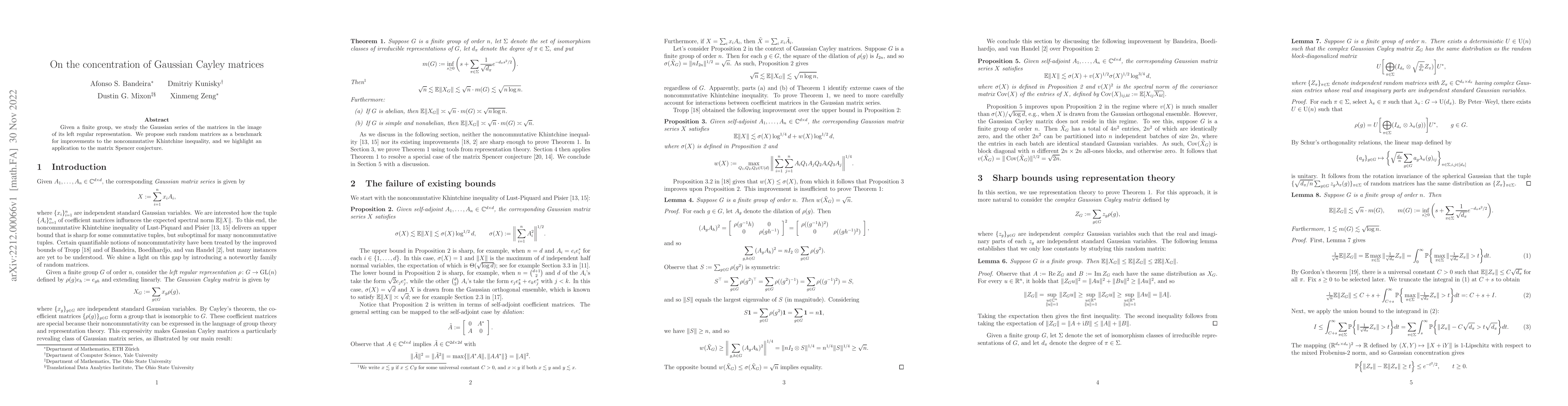 Thumbnail for On the concentration of Gaussian Cayley matrices
