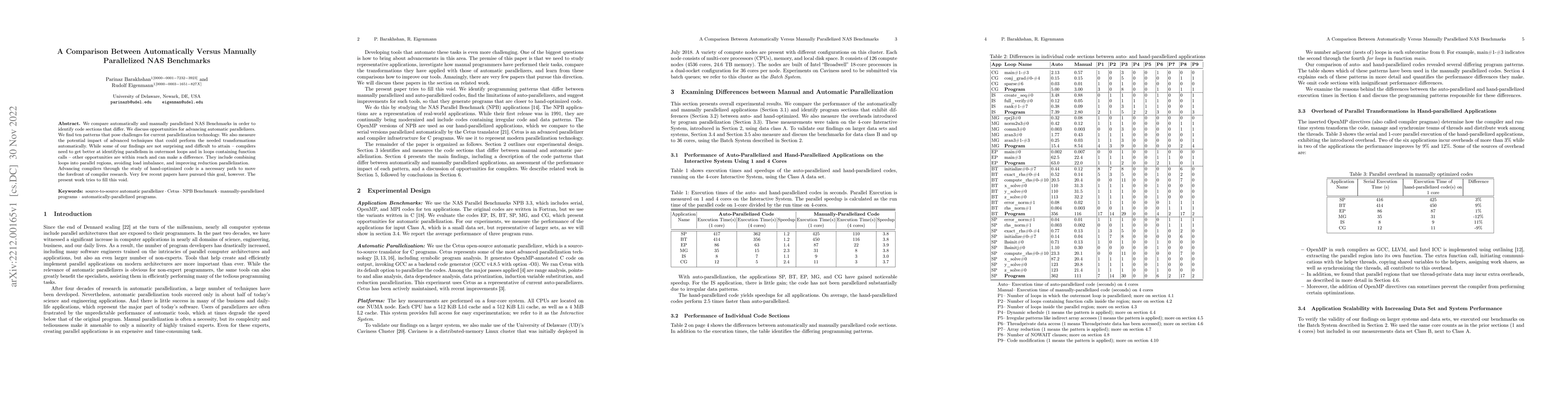 Thumbnail for A comparison between Automatically versus Manually Parallelized NAS
  Benchmarks