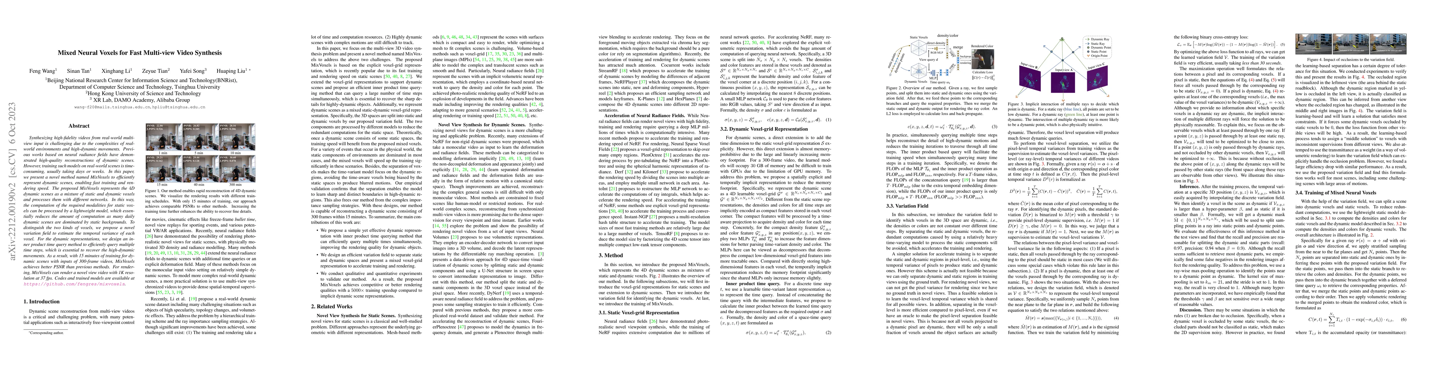 Thumbnail for Mixed Neural Voxels for Fast Multi-view Video Synthesis