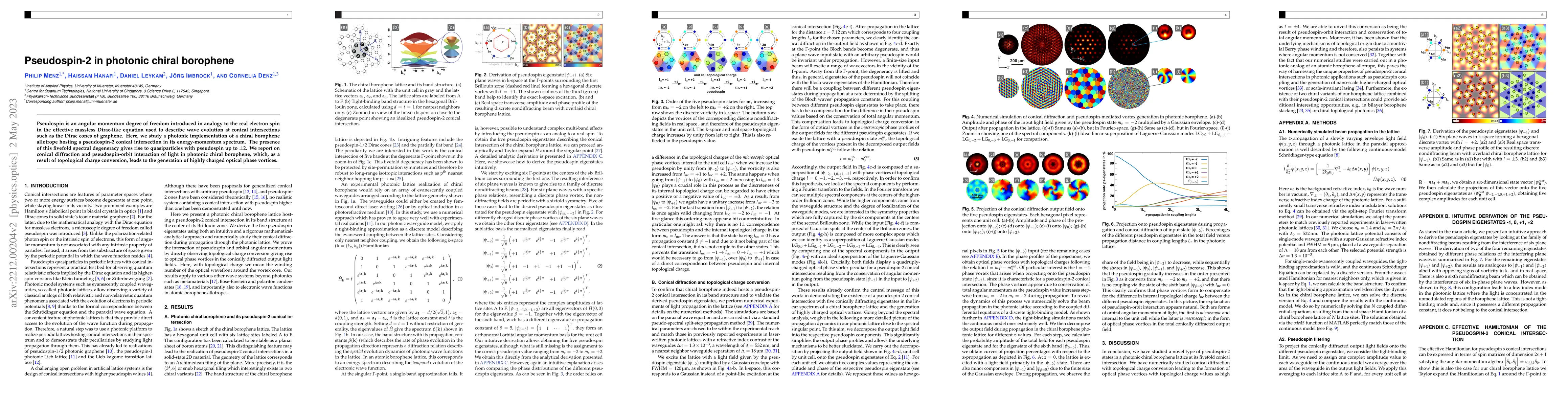 Thumbnail for Pseudospin-2 in photonic chiral borophene