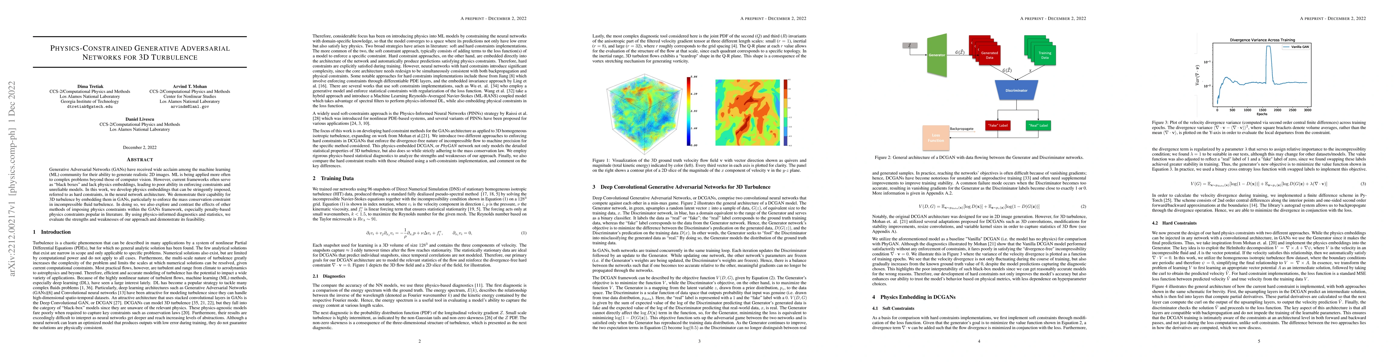 Thumbnail for Physics-Constrained Generative Adversarial Networks for 3D Turbulence