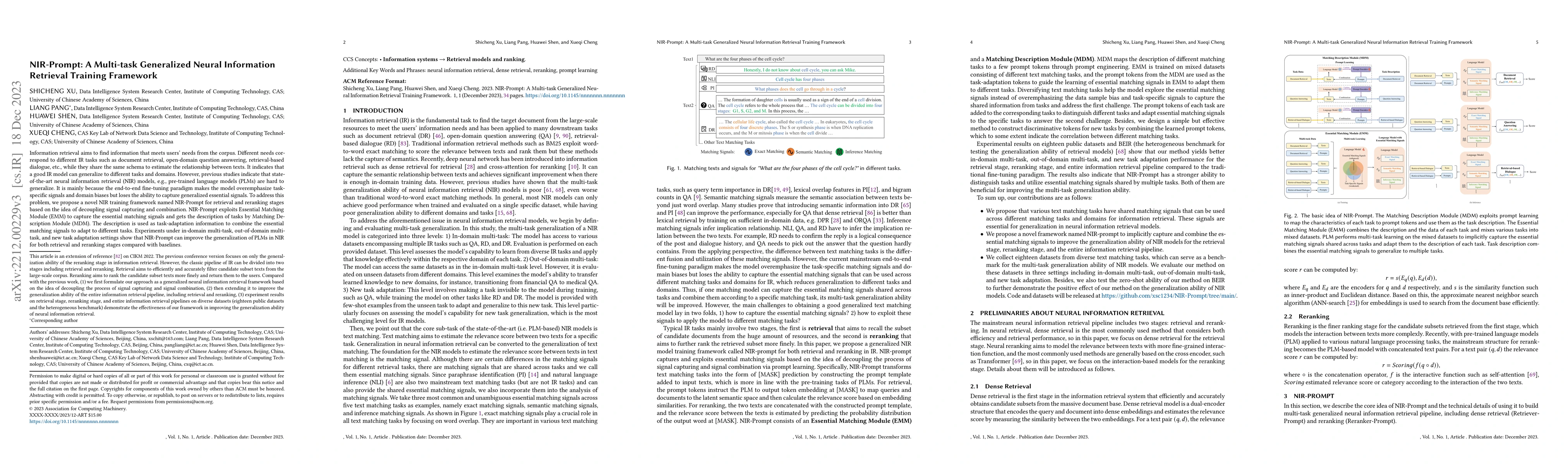 Thumbnail for NIR-Prompt: A Multi-task Generalized Neural Information Retrieval
  Training Framework