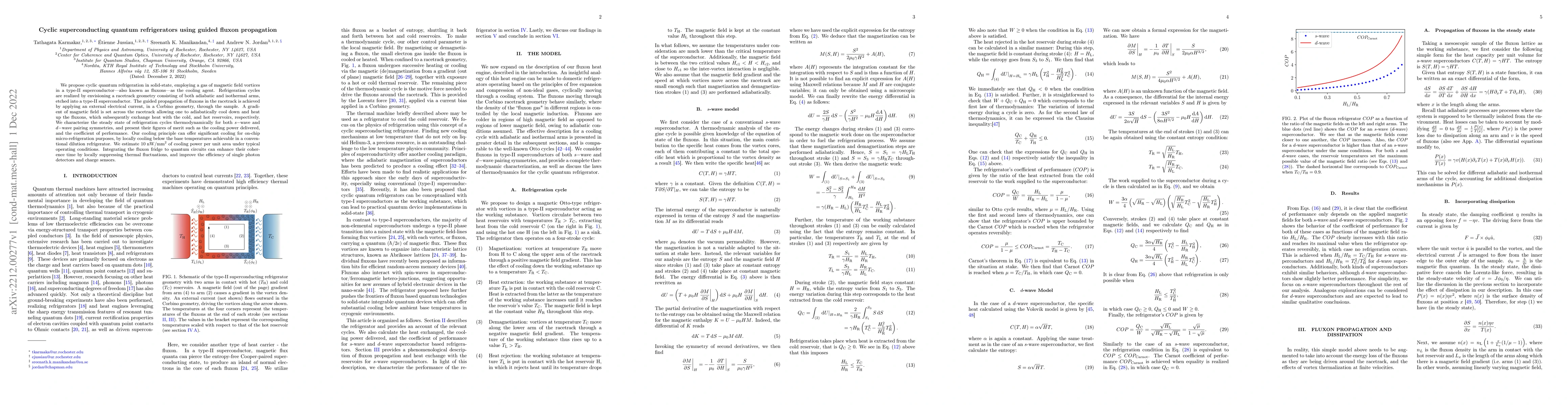 Thumbnail for Cyclic Superconducting Quantum Refrigerators Using Guided Fluxon
  Propagation