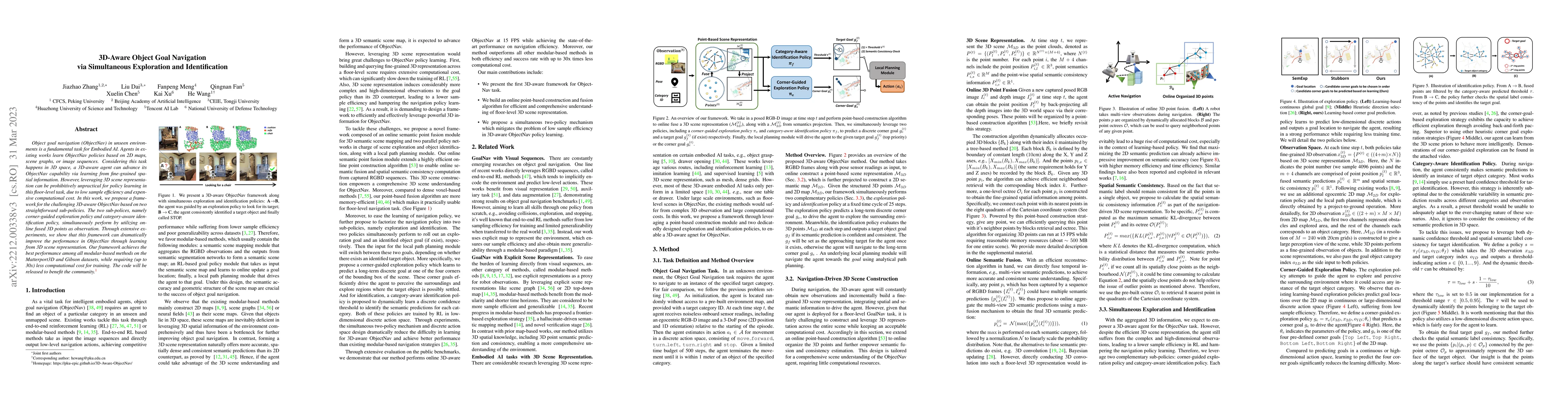 Thumbnail for 3D-Aware Object Goal Navigation via Simultaneous Exploration and
  Identification