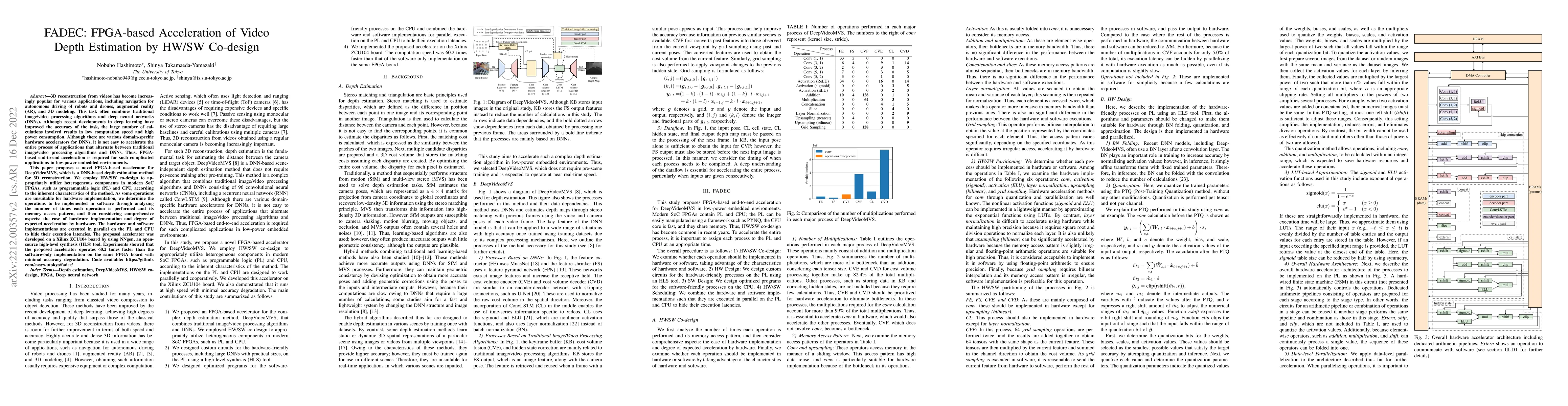 Thumbnail for FADEC: FPGA-based Acceleration of Video Depth Estimation by HW/SW
  Co-design