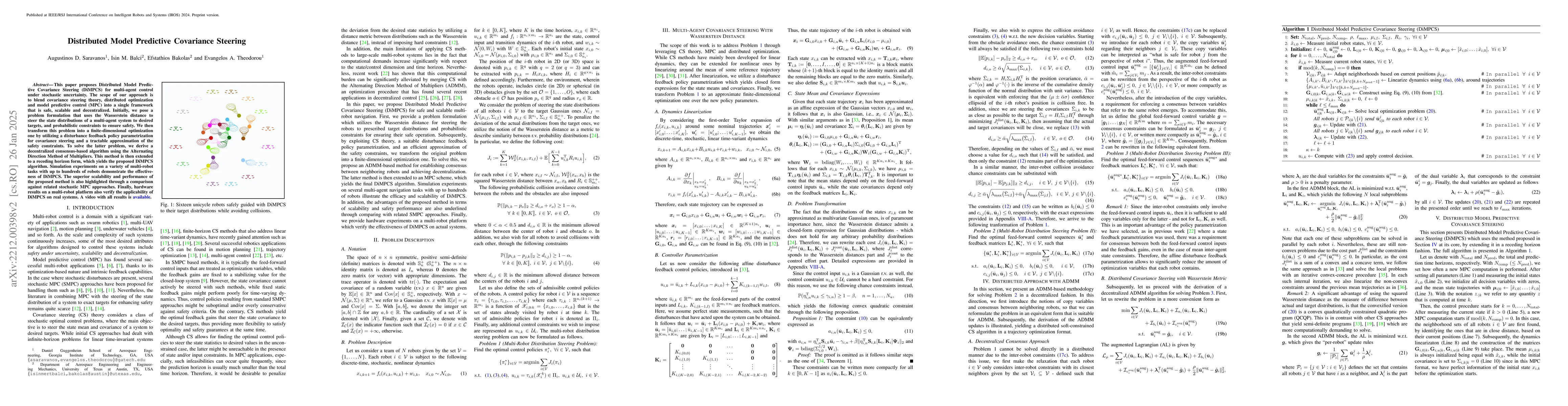 Thumbnail for Distributed Model Predictive Covariance Steering