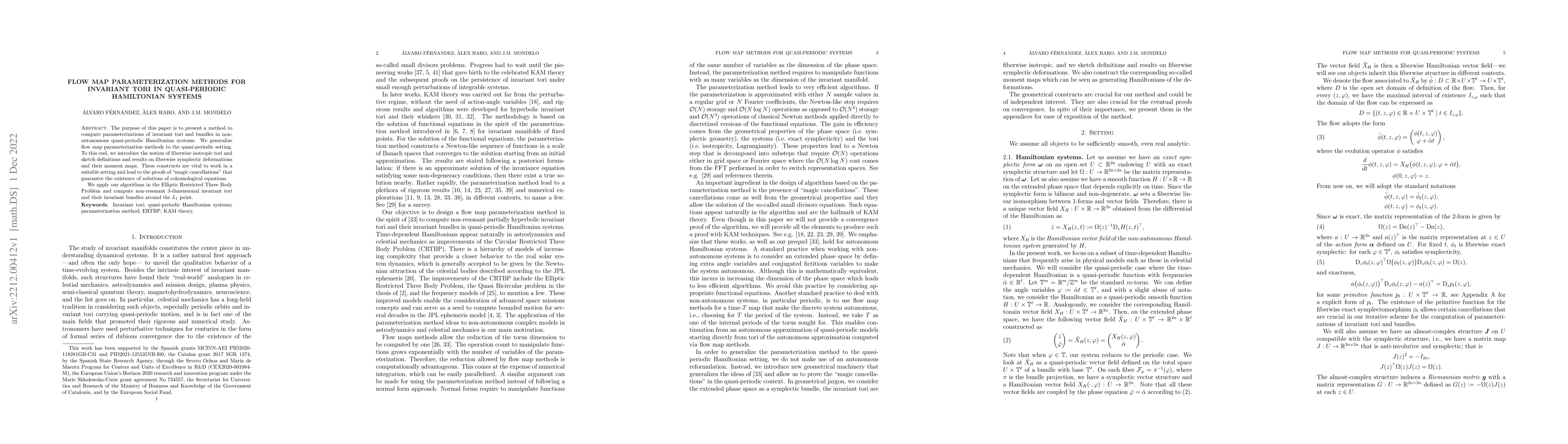 Thumbnail for Flow map parameterization methods for invariant tori in quasi-periodic
  Hamiltonian systems