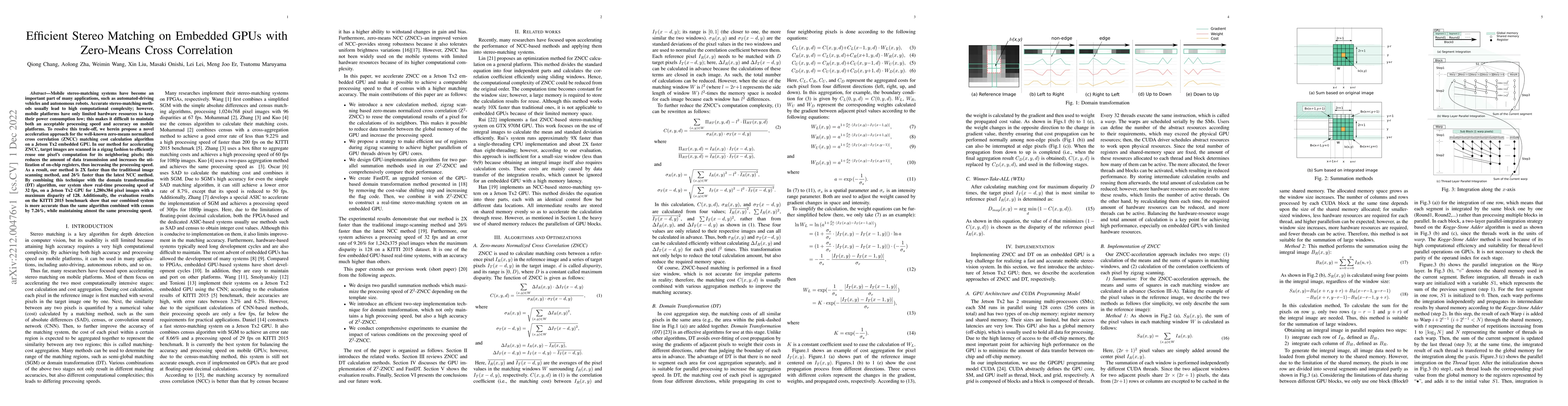 Thumbnail for Efficient stereo matching on embedded GPUs with zero-means cross
  correlation