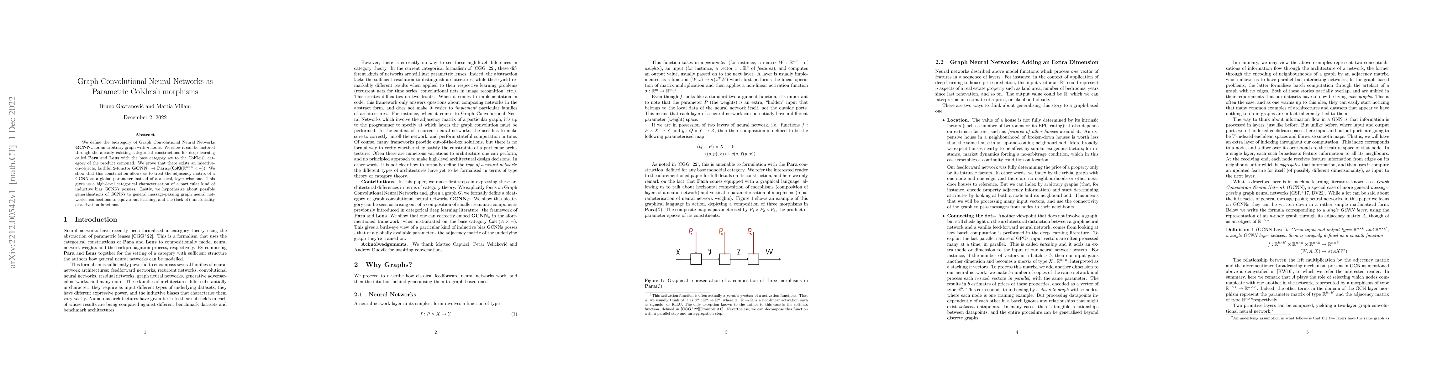 Thumbnail for Graph Convolutional Neural Networks as Parametric CoKleisli morphisms