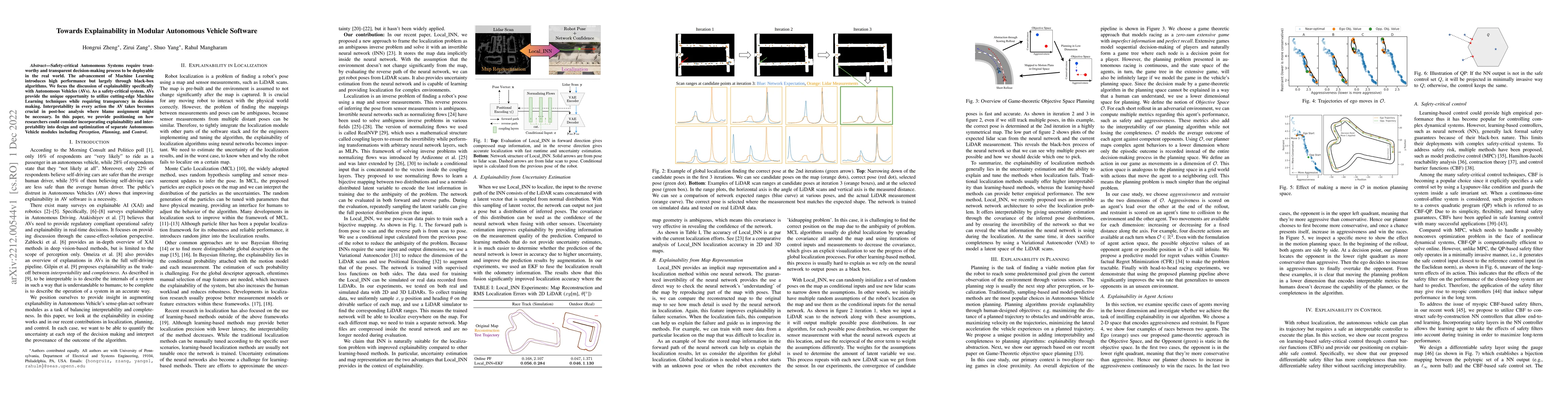 Thumbnail for Towards Explainability in Modular Autonomous Vehicle Software