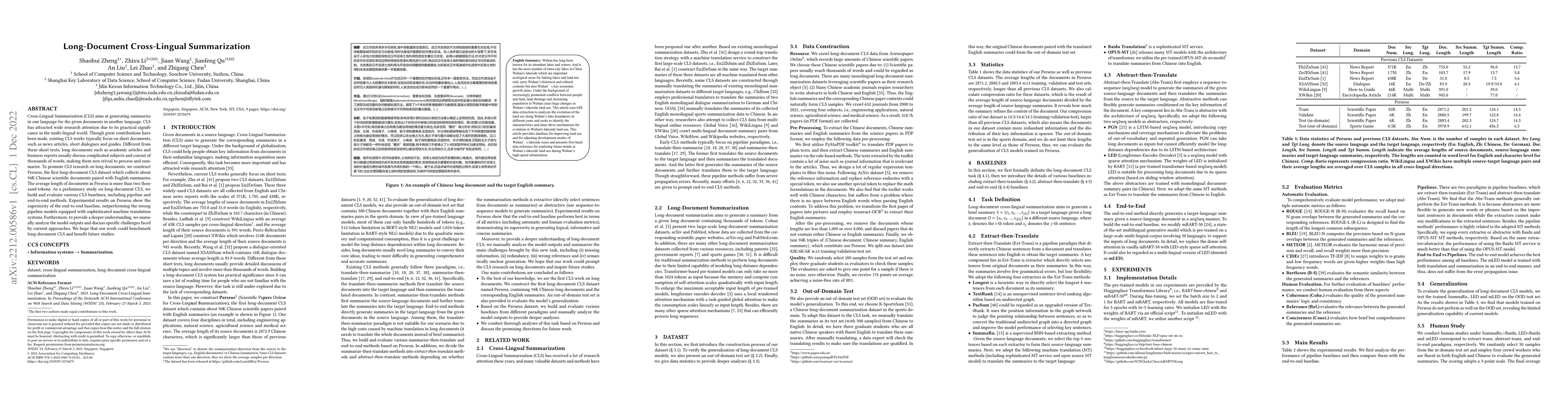 Thumbnail for Long-Document Cross-Lingual Summarization