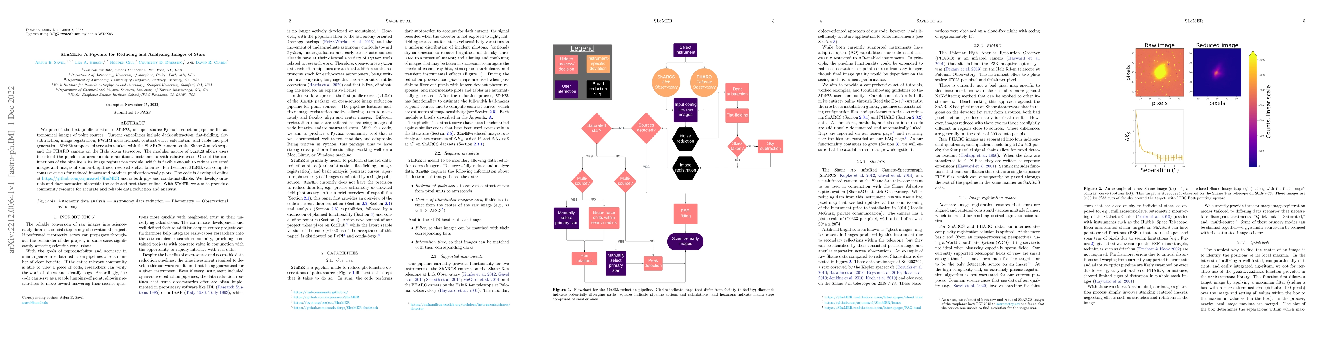 Thumbnail for SImMER: A Pipeline for Reducing and Analyzing Images of Stars