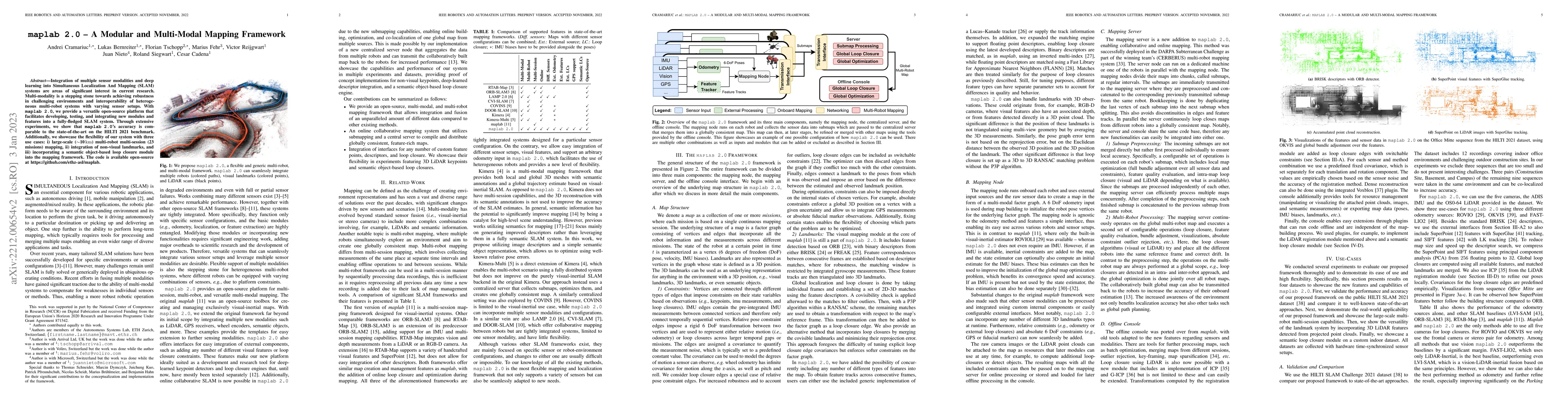 Thumbnail for maplab 2.0 -- A Modular and Multi-Modal Mapping Framework