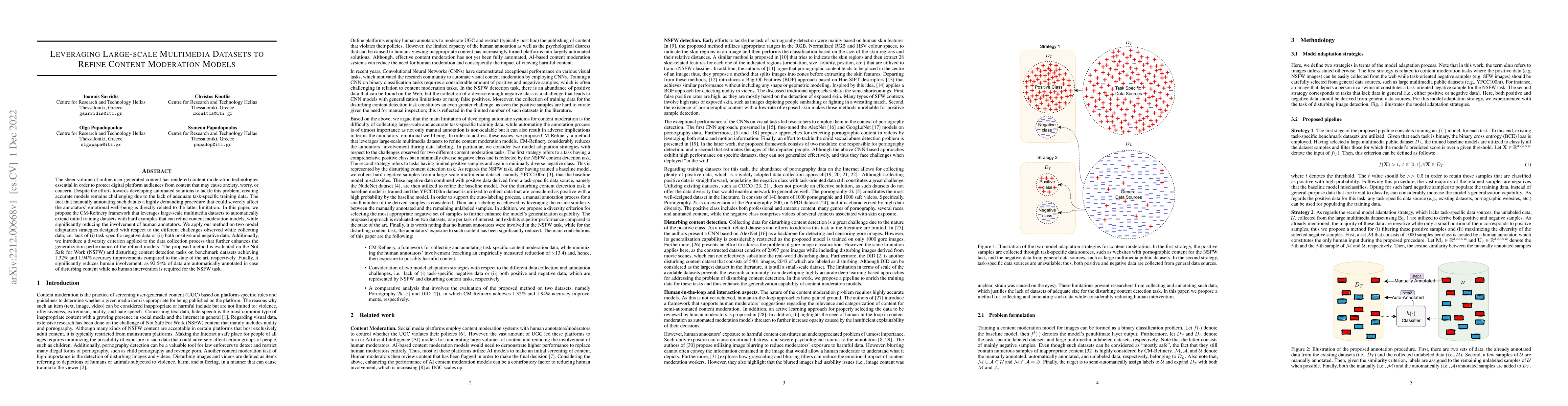 Thumbnail for Leveraging Large-scale Multimedia Datasets to Refine Content Moderation
  Models