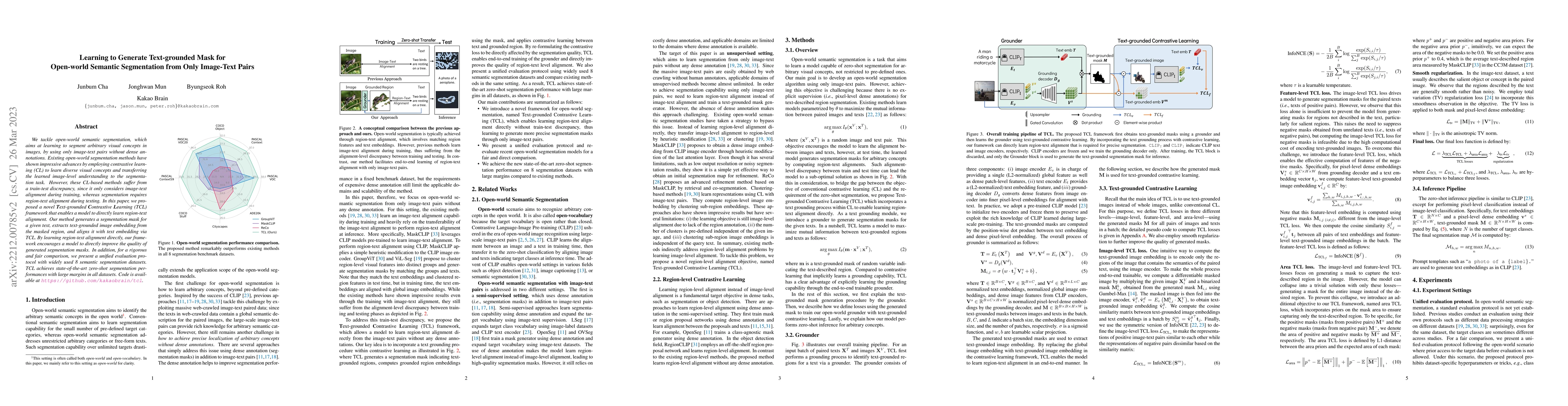 Thumbnail for Learning to Generate Text-grounded Mask for Open-world Semantic
  Segmentation from Only Image-Text Pairs