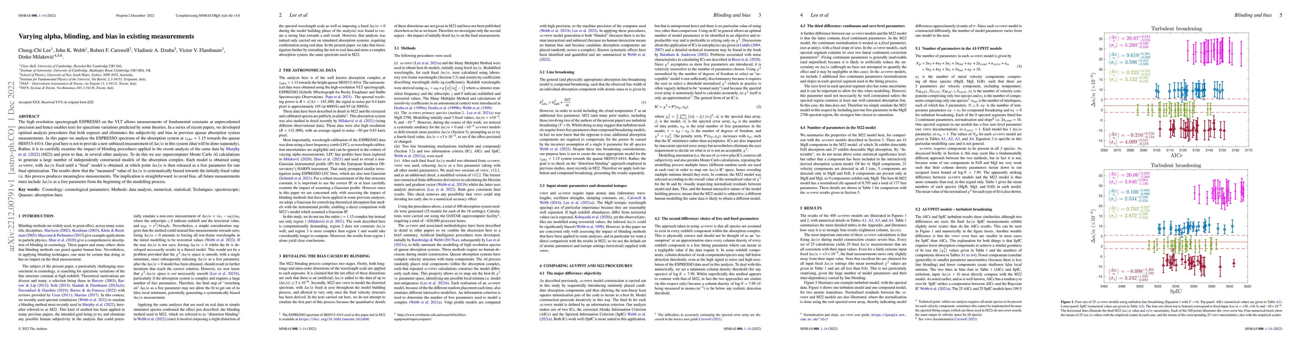 Thumbnail for Varying alpha, blinding, and bias in existing measurements