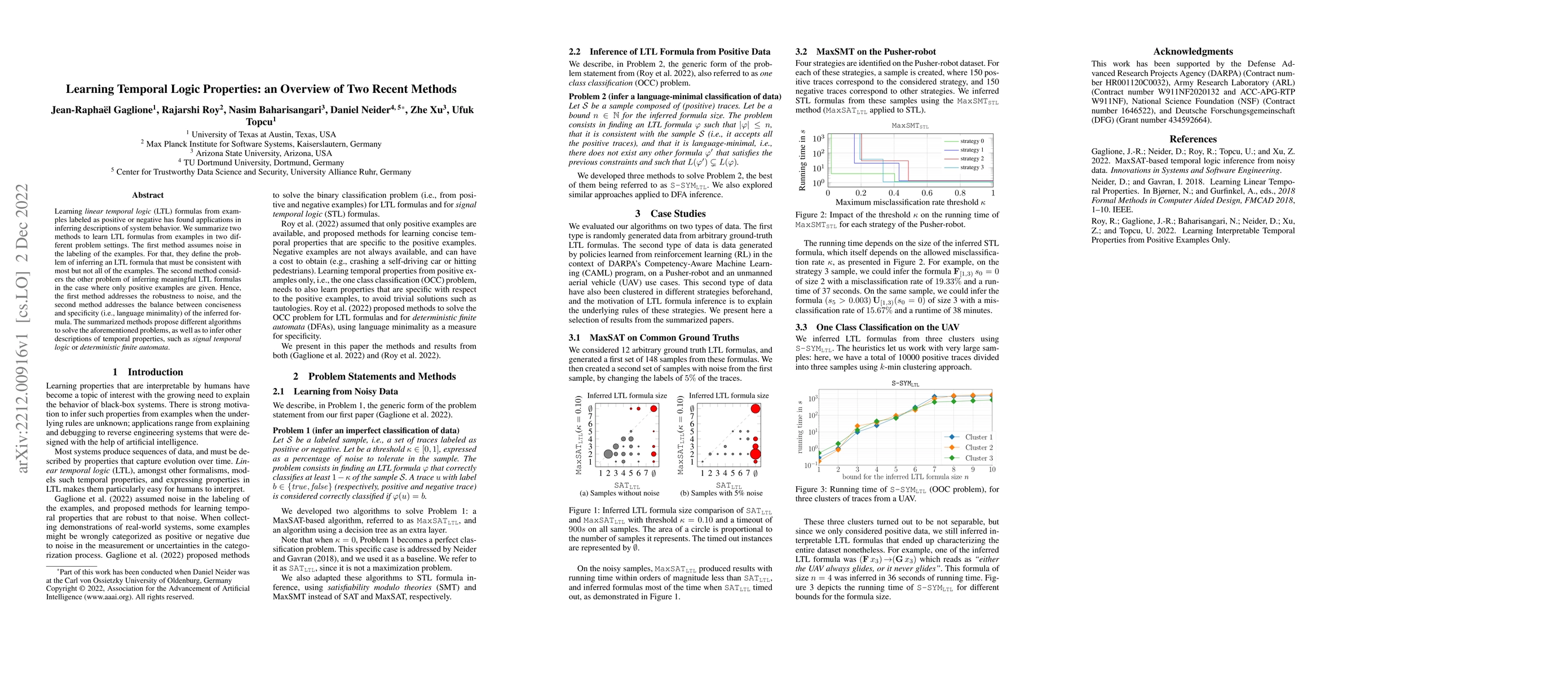 Thumbnail for Learning Temporal Logic Properties: an Overview of Two Recent Methods
