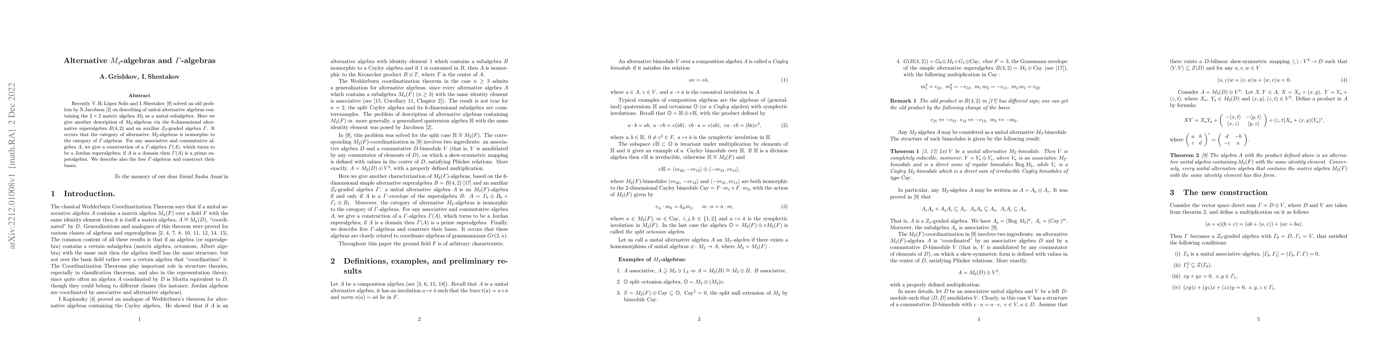 Thumbnail for Alternative $M_2$-algebras and ${\mit \Gamma}$-algebras